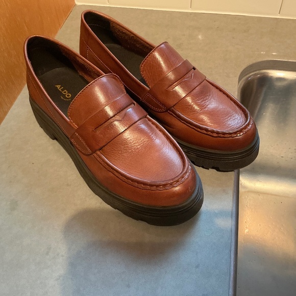 Aldo lug sole classic leather loafer - Picture 1 of 9